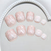 12 Sizes-24 Pcs Press On Nails F166