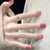 12 Sizes-24 Pcs Press On Nails MY224