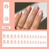 12 Sizes-24 Pcs Press On Nails Z1002