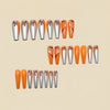 12 Sizes-24 Pcs Press On Nails Y1523