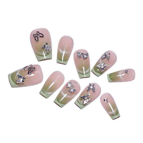 12 Sizes-24 Pcs Press On Nails nail-accessory