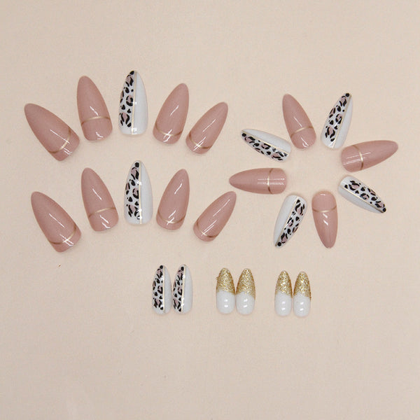 12 Sizes-24 Pcs Press On Nails W1356