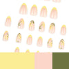 12 Sizes-24 Pcs Press On Nails JP3938