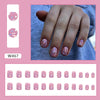 12 Sizes-24 Pcs Press On Nails W466