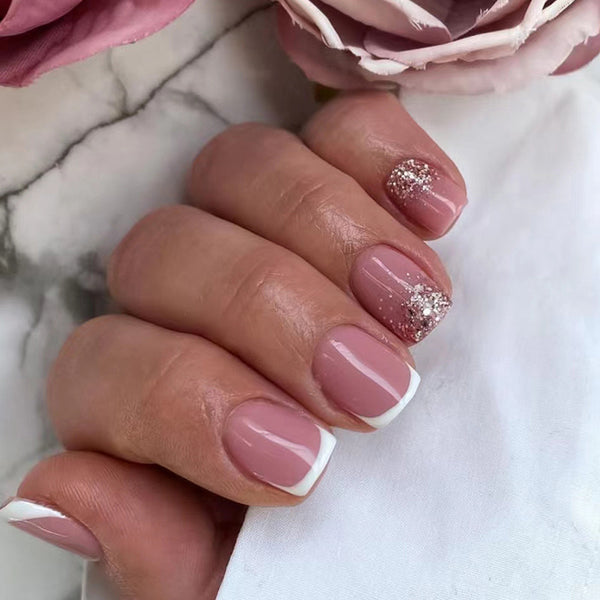 12 Sizes-24 Pcs Press On Nails W816
