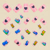 12 Sizes-24 Pcs Press On Nails y1866