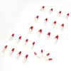 12 Sizes-24 Pcs Press On Nails JP1227