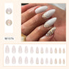 12 Sizes-24 Pcs Press On Nails W1076