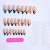 12 Sizes-24 Pcs Press On Nails MR-01