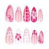 12 Sizes-24 Pcs Press On Nails JP3838
