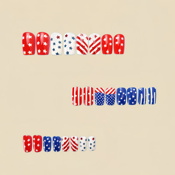 12 Sizes-24 Pcs Press On Nails Y548