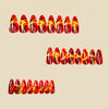 12 Sizes-24 Pcs Press On Nails Y1675
