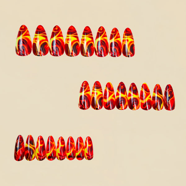 12 Sizes-24 Pcs Press On Nails Y1675