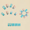 12 Sizes-24 Pcs Press On Nails Y1027