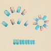 12 Sizes-24 Pcs Press On Nails Y1027