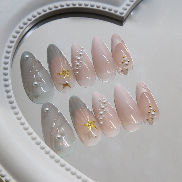 12 Sizes-24 Pcs Press On Nails Z906