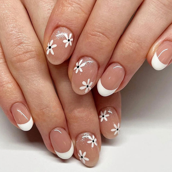 12 Sizes-24 Pcs Press On Nails C1170