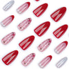 12 Sizes-24 Pcs Press On Nails JP3454