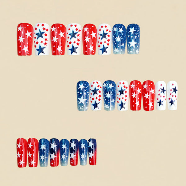 12 Sizes-24 Pcs Press On Nails y2082-24