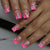 12 Sizes-24 Pcs Press On Nails C960