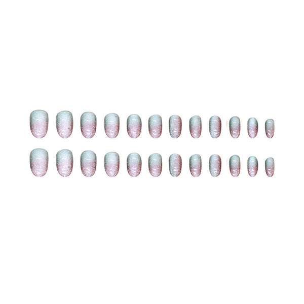 12 Sizes-24 Pcs Press On Nails W1523