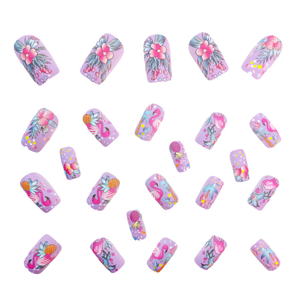 12 Sizes-24 Pcs Press On Nails Y631