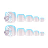12 Sizes-24 Pcs Press On Nails JP3816