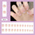 12 Sizes-24 Pcs Press On Nails R941
