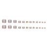 12 Sizes-24 Pcs Press On Nails F136