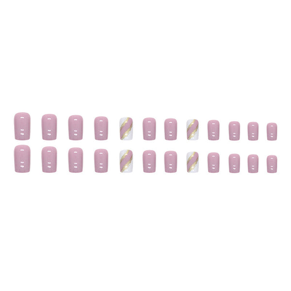 12 Sizes-24 Pcs Press On Nails W544