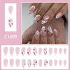 12 Sizes-24 Pcs Press On Nails C1609