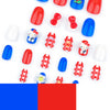 12 Sizes-24 Pcs Press On Nails JP3570