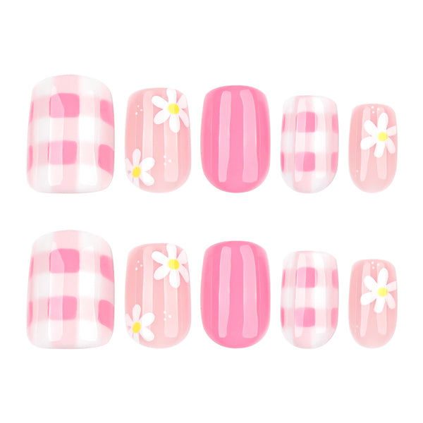 12 Sizes-24 Pcs Press On Nails JP3899