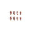 12 Sizes-24 Pcs Press On Nails Z257