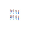 12 Sizes-24 Pcs Press On Nails W127