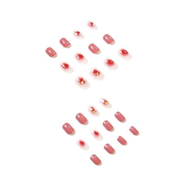 12 Sizes-24 Pcs Press On Nails JP1457