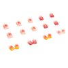 12 Sizes-24 Pcs Press On Nails R507