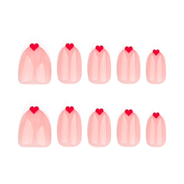 12 Sizes-24 Pcs Press On Nails JP3638