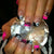12 Sizes-24 Pcs Press On Nails DL121
