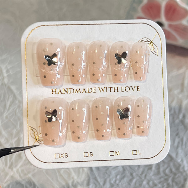 12 Sizes-24 Pcs Press On Nails nail-accessory