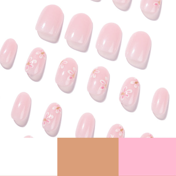12 Sizes-24 Pcs Press On Nails JP4412