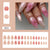 12 Sizes-24 Pcs Press On Nails Z912