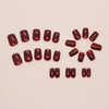 12 Sizes-24 Pcs Press On Nails CF046