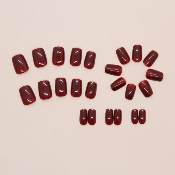 12 Sizes-24 Pcs Press On Nails CF046