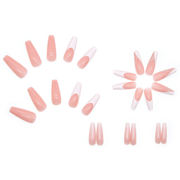 12 Sizes-24 Pcs Press On Nails W100