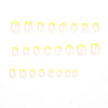 12 Sizes-24 Pcs Press On Nails JP1498