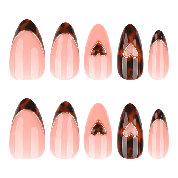 12 Sizes-24 Pcs Press On Nails JP4167