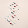 12 Sizes-24 Pcs Press On Nails W956