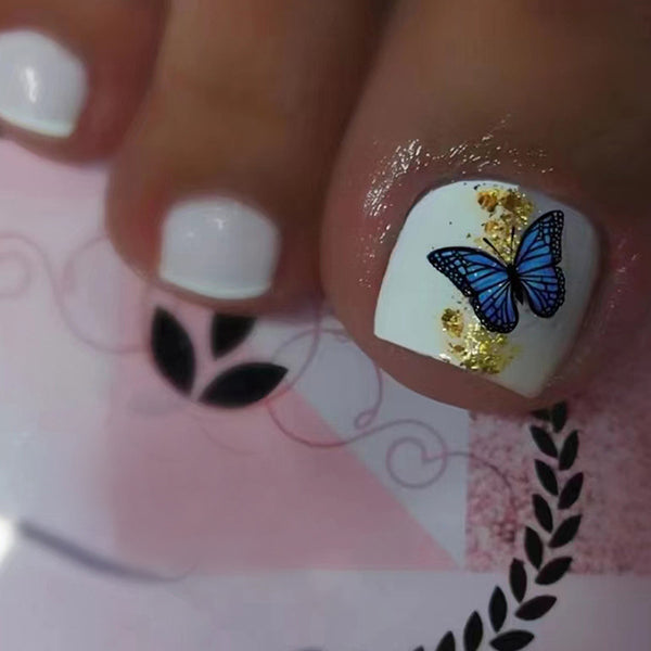 12 Sizes-24 Pcs Press On Nails F080