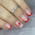 12 Sizes-24 Pcs Press On Nails C744